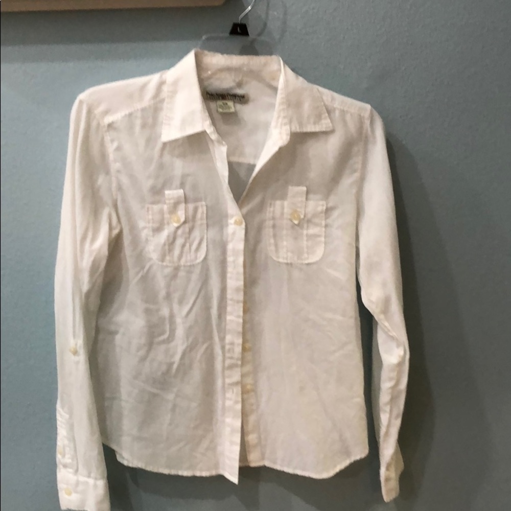 White button down Polo RL blouse